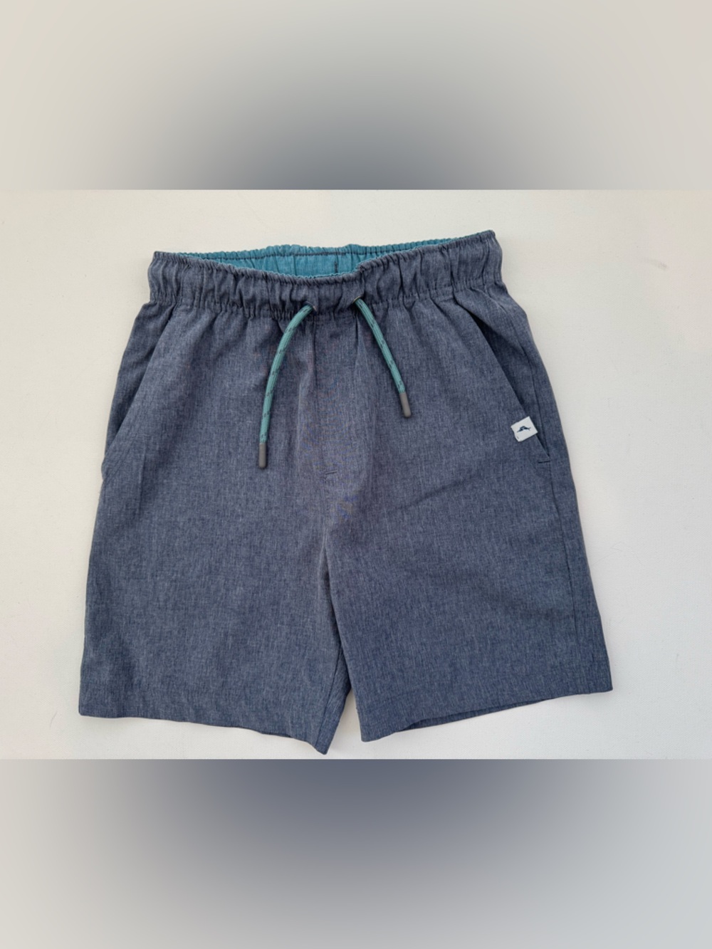 EUC Tommy Bahama Active Shorts Blue Elastic Waist Drawstring Lightweight